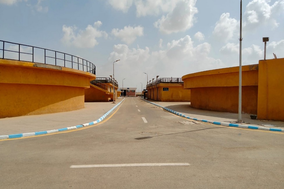 تشغيل وصيانة وتدريب لمحطة معالجة مياه الصرف الصحي وخط الطرد (بقطر 1200 مم) في مدينة بني سويف الجديدة